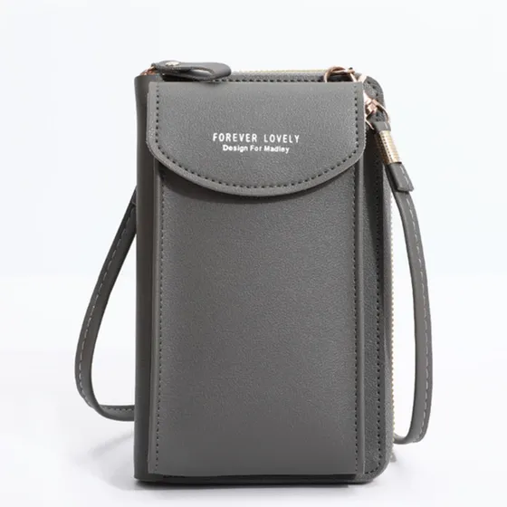 Billetera Dama Bandolera Porta Celular Gran Capacidad