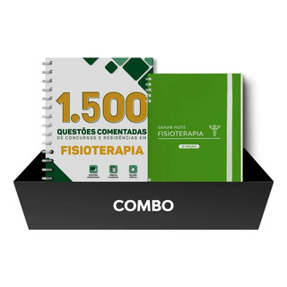 Combo: 1.500 Questões Comentadas De Concursos E Residências Em Fisioterapia + Sanar Note Fisioterapia Combo: 1.500 Questões Comentadas De Concursos E Residências Em Fisioterapia + Sanar Note Fisioterapia