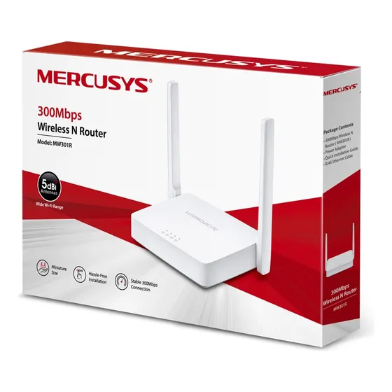 Router Mercusys Mw301r 2 Antenas 300mbps