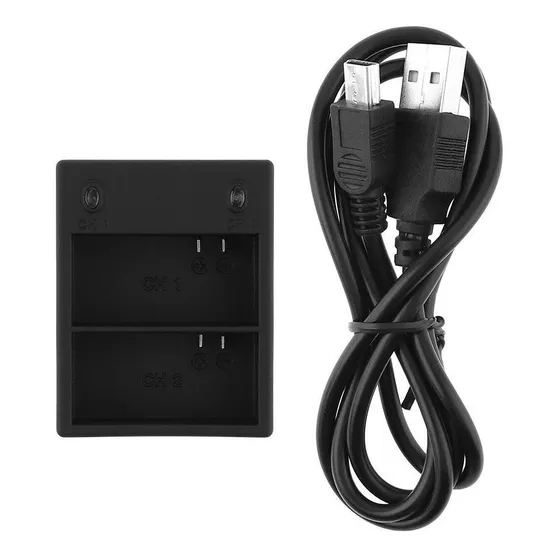 Carregador De Bateria Duplo Usb Câmeras Para Gopro Hero 3 3+
