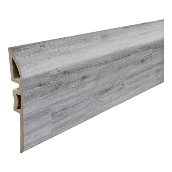 Pack 5 Unid. Cubrejunta Reductor Pvc 2mt X 45mm Gris Londres