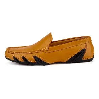 Mocassins De Couro Masculinos Casuais Sapatos De Barco Mocassins De Couro Masculinos Casuais Sapatos De Barco