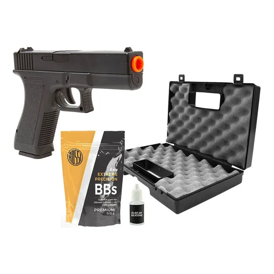 Pistola Bbs Rossi Vigor Aisort V307 Mola Preto 150ft/s