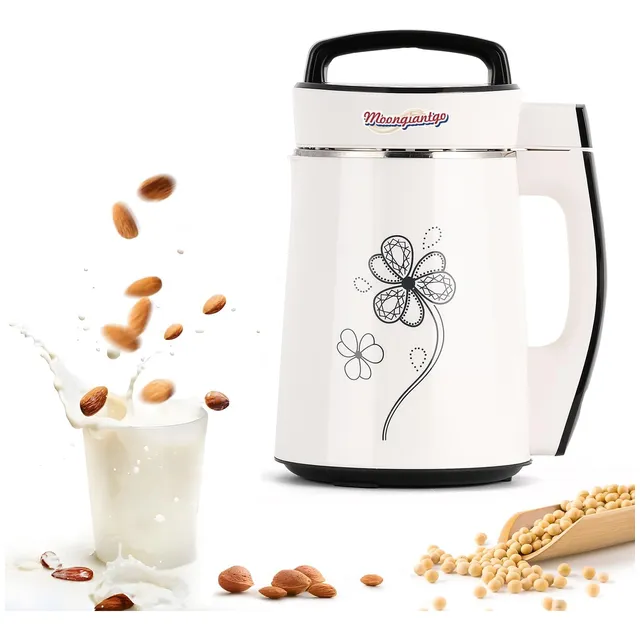 Moongiantgo Máquina Para Hacer Leche De Soja 1,1 L, Máquina