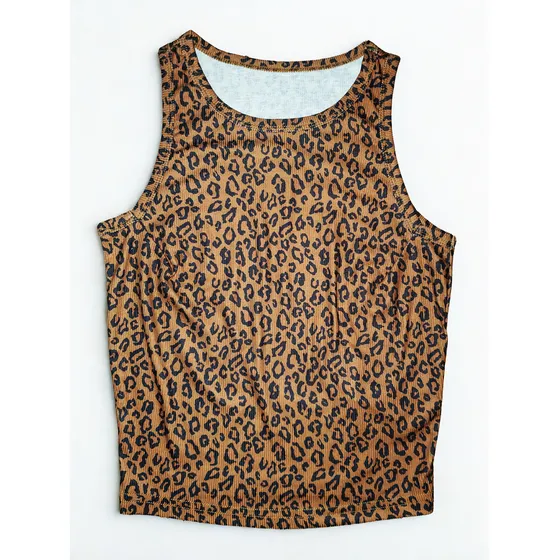 Blusa Para Dama Shein Estampado De Leopardo Animal Print