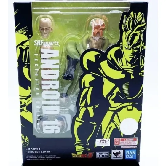 Sdcc 2022 S.h. Figuarts Dragon Ball Z Androide 16 Exclusive