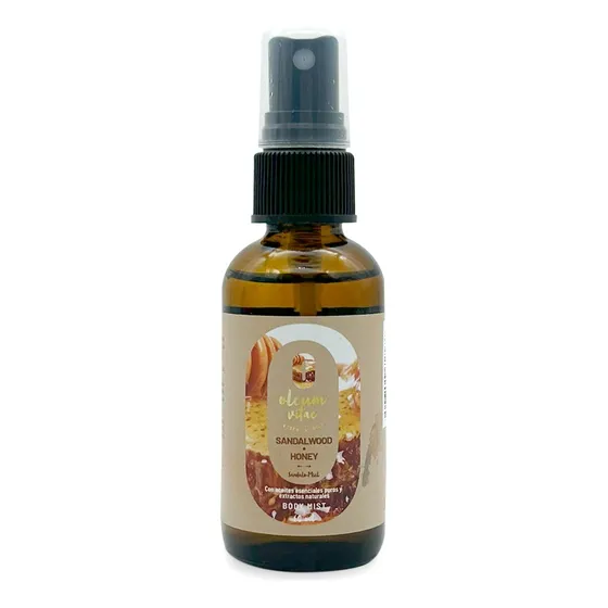 Fragancia Corporal Con Aceite Esencial De Sándalo Miel 60ml