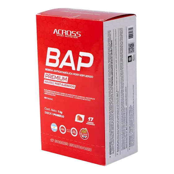 Suplemento Post Work Bap Monodosis Across 1kg 17 Servicios