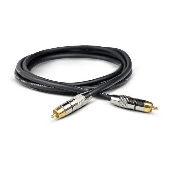 Cabo Rca New Audio Subwoofer 5m Preto Conector Macho