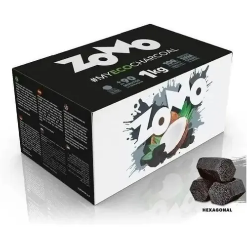 Carvão Para Narguile Kanara Premium Formato Pentagonal 1kg