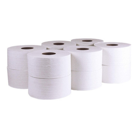 12 Rollos Papel Higiénico Institucional Jr. Hoja Doble Bio 12 Rollos Papel Higiénico Institucional Jr. Hoja Doble Bio