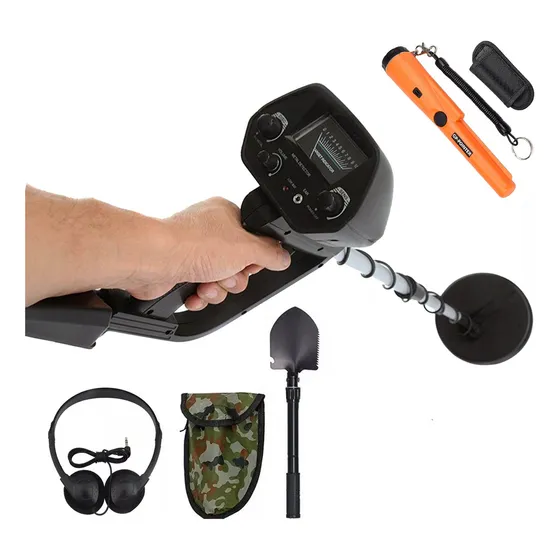 Kit Detector Metales Md 4030 Pala Auricular Pinpointer Md700