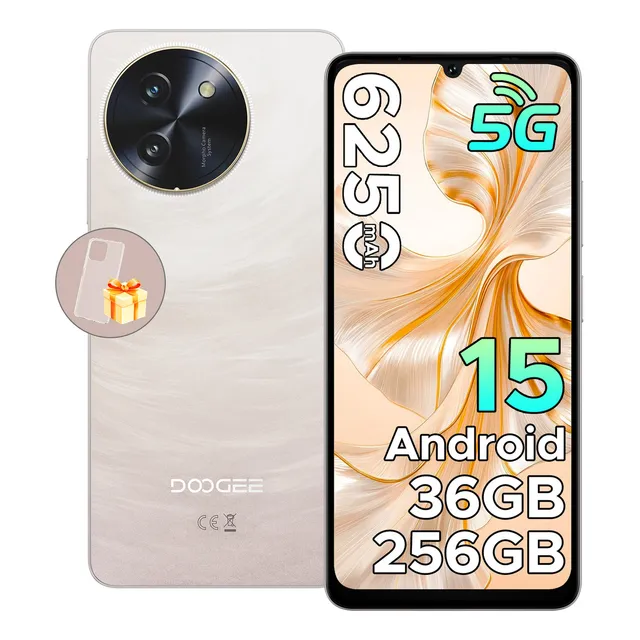 Doogee Note 59 Pro Celular 5g With 6.75 inch 6250 mAh, 32 GB Ram Ext. + 256 GB Rom, Android 15, Camera 16MP