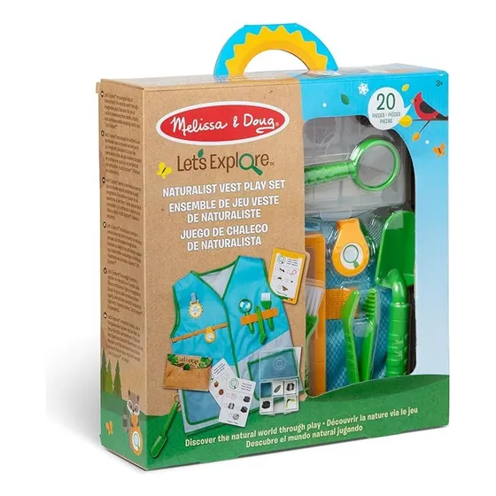 Juego De Chaleco Naturalista. Melissa & Doug Let's Explore