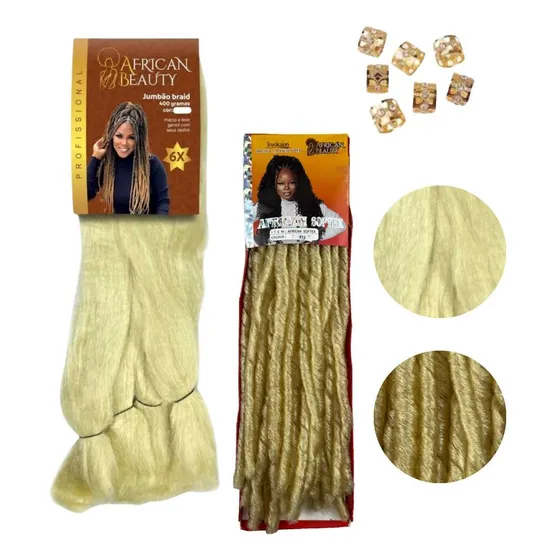 Cabelo Kit  Gypsy Braid Jumbo Cacheado Nina + Brindes
