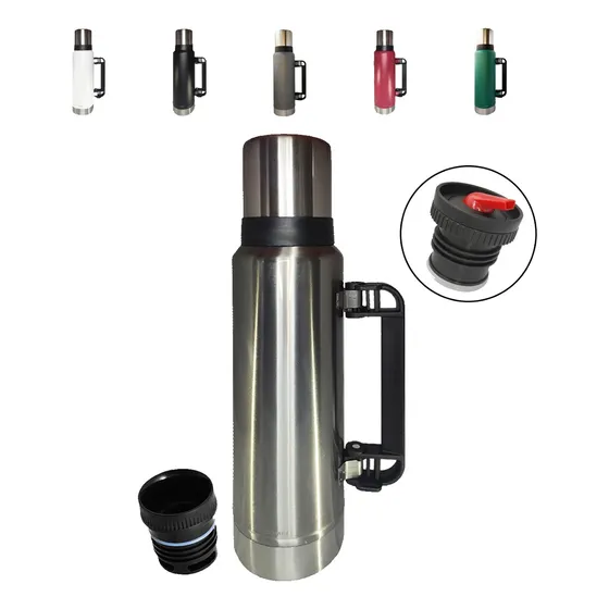 Termo Comet  1,2 L + Tapón Regalo 2 Años De Garantía Acero