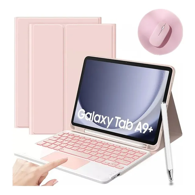 Funda Teclado C/mouse Para Galaxy Tab A9+plus X210/x216/x218