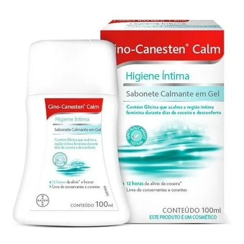 Sabonete Íntimo Calmante em Gel Calm 100ml Gino Canesten