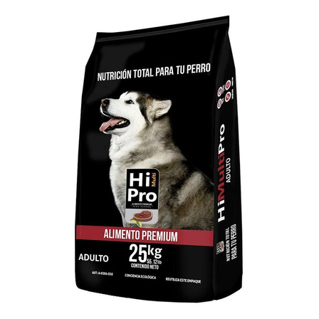 Alimento Hi Multi Pro Premium para perro adulto todos los tamaños en bolsa de 25kg