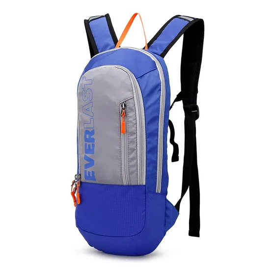 Mochila Running Everlast Deportiva Urbana Nueva Azul Y Gris