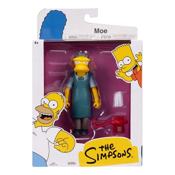 Os Simpsons, Boneco Articulado Moe De 11cm Telefone - Sunny