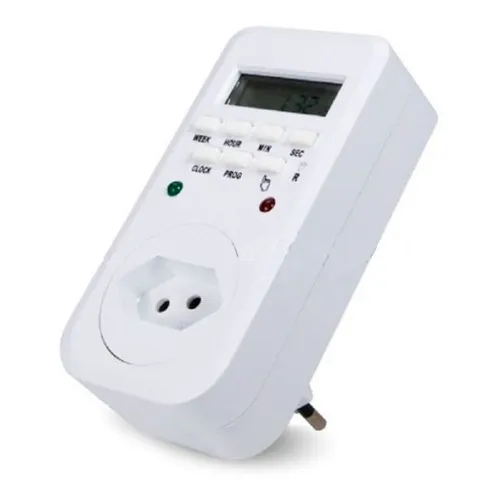 Temporizador Timer Digital Lcd Programável Tomada Bivolt Exbom TMD-Tb91A