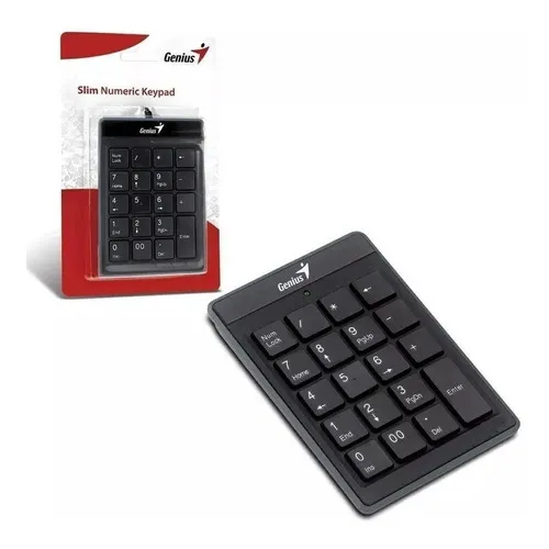 Teclado Numérico Genius Numpad 100 Usb Color Del Teclado Negro