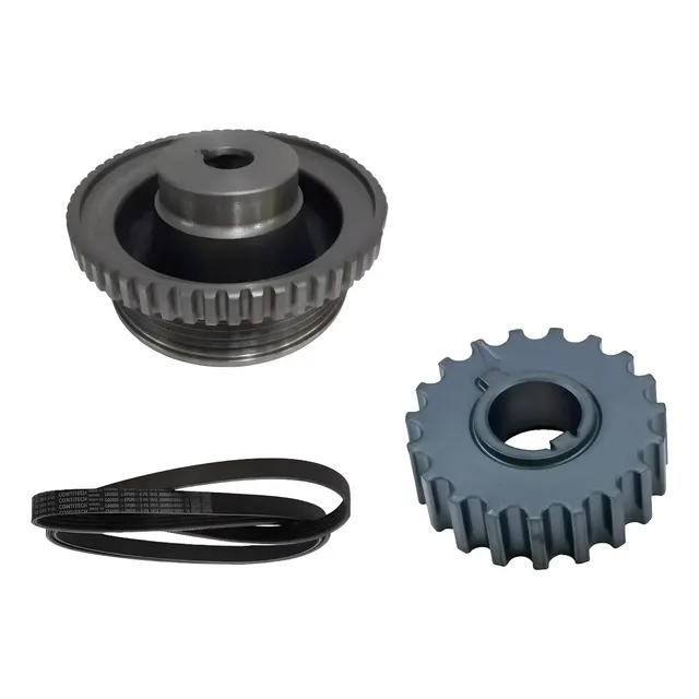 Polea Cigueñal+engranaje+correa Poli V Corsa 1.4 Original Gm