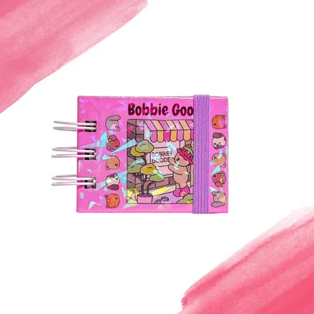 Chaveiro Miniatura Mini Livro De Colorir Caderno 42 Desenhos