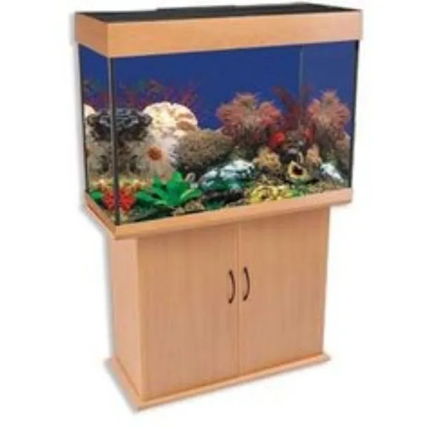 Acuario Agua Dulce Penn Plax 29 Gal + Mueble + Lampara 