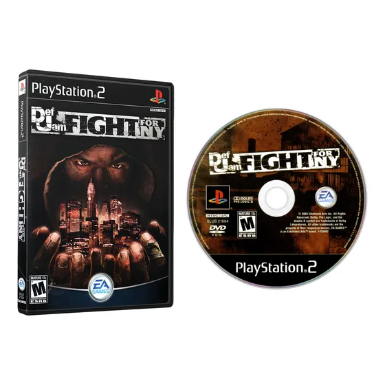 Jogo Def Jam Fight For Ny Para Playstation 2 Ps2 Fat Slim