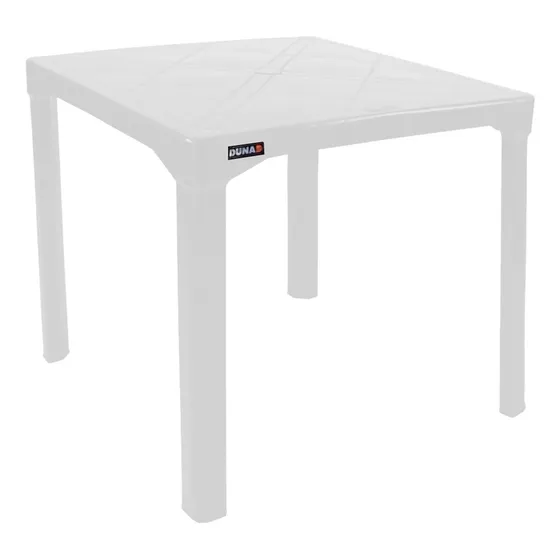 Mesa de exterior Duna Forte de plástico color blanco