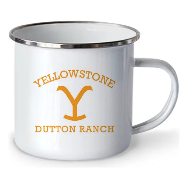 Taza Yellowstone Dutton Ranch De Peltre De 10oz (300ml)