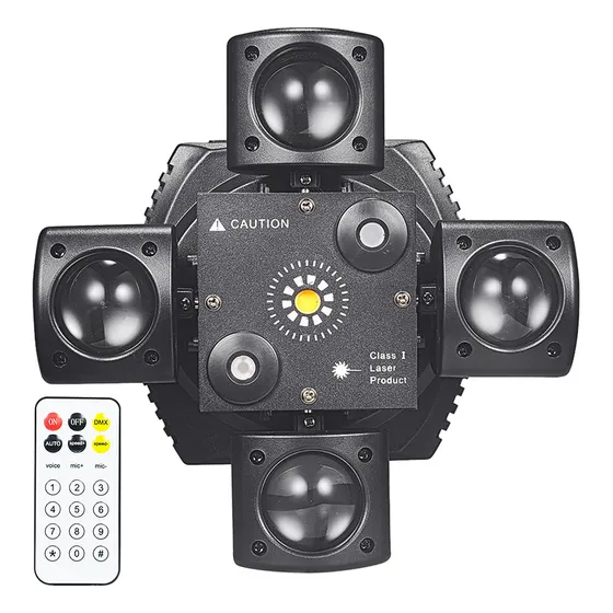 Luz Estroboscópica A Laser De Feixe De 4 Braços Moving Head 