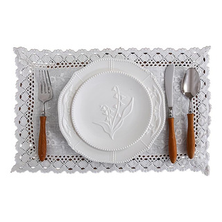 Mantel Vintage Rectangular Tejido Mezcla De Poliéster Mantel Vintage Rectangular Tejido Mezcla De Poliéster