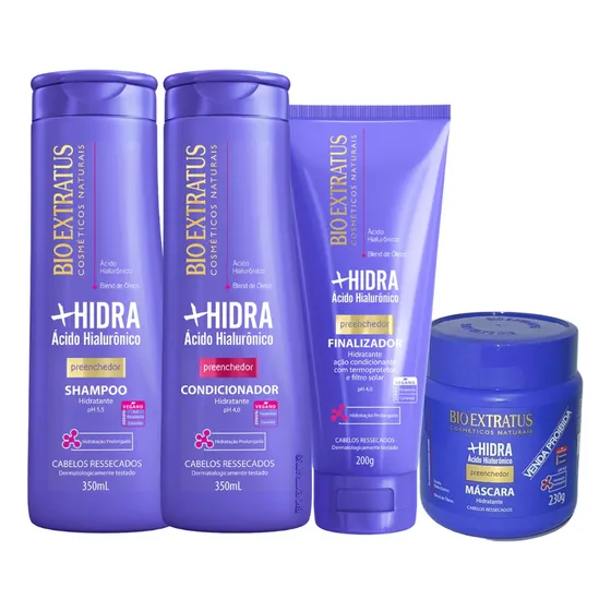Kit Bio Extratus + Hidra Completo Com Máscara 230g De