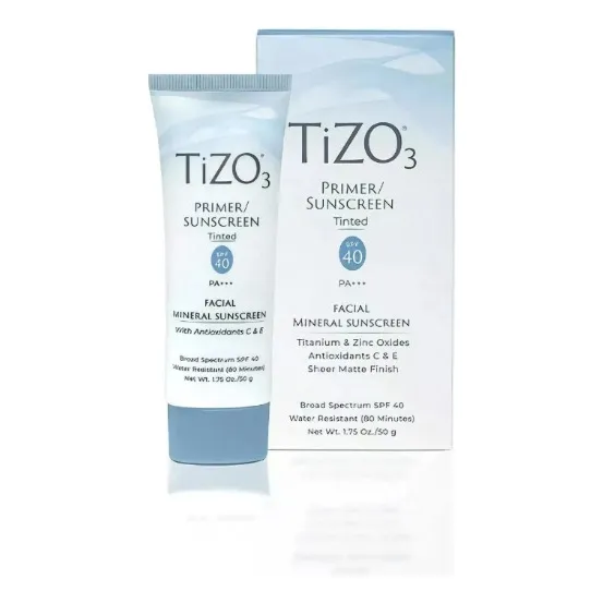 Protector Solar Tizo Tizo 3 40fps Con Color En Crema