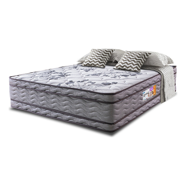 Colchão Queen Ortofirm 158x198x32 Double Face Espuma D45 Cinza Colchão Queen Ortofirm 158x198x32 Double Face Espuma D45 Cinza
