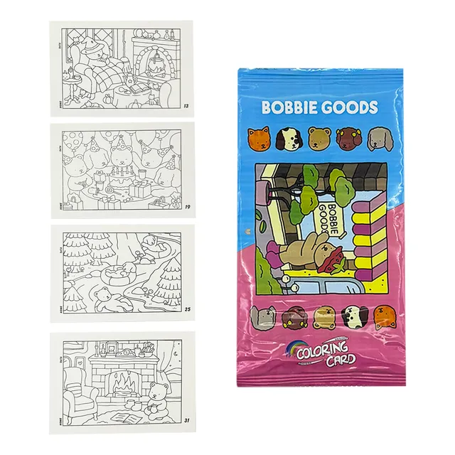 Kit 3 Pacotes De Cards Bobbie Goods Desenho Surpresa C/ 4 Cd