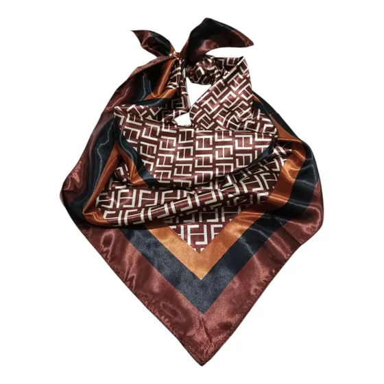 Pañuelo Grande Seda 90x90 Estampados Importados Cuello Top