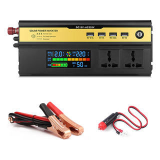 Inversor Coche 6000w Led Digital 12v.220v Con Salidas Ac 4 Inversor Coche 6000w Led Digital 12v.220v Con Salidas Ac 4