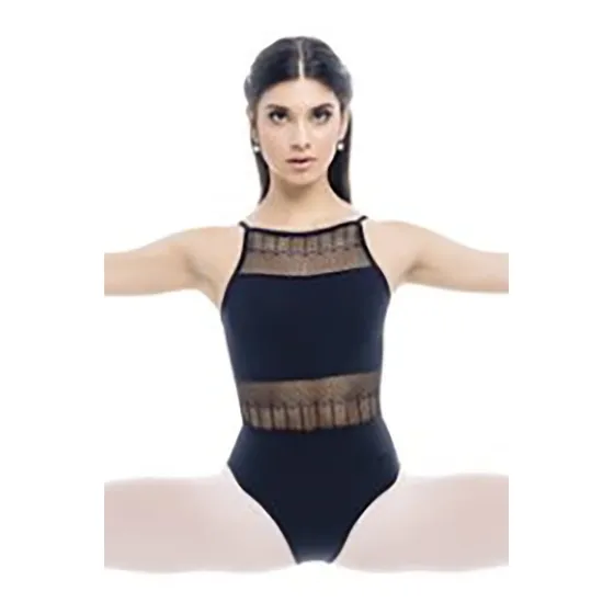 Collant Com Renda Só Dança Luxo Sd-1262 Maria