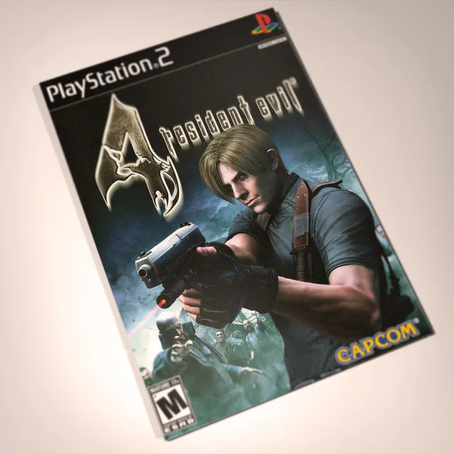 Afiche Video Juego Retro Resident Evil 4 Ps2