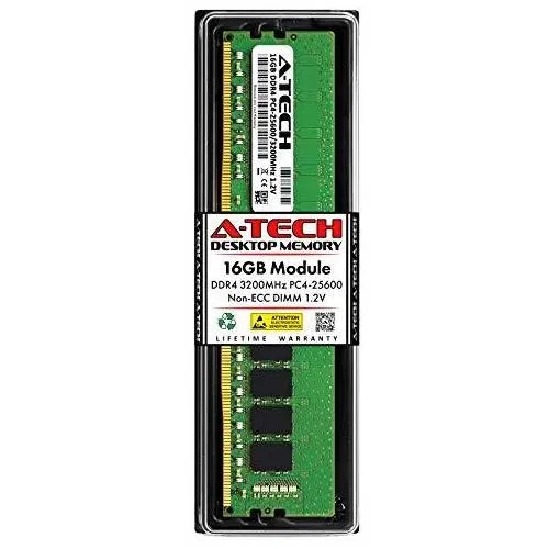 A-tech 16 Gb Ddr4 3200 Mhz Udimm Pc4-25600 (pc4-3200aa) Cl22