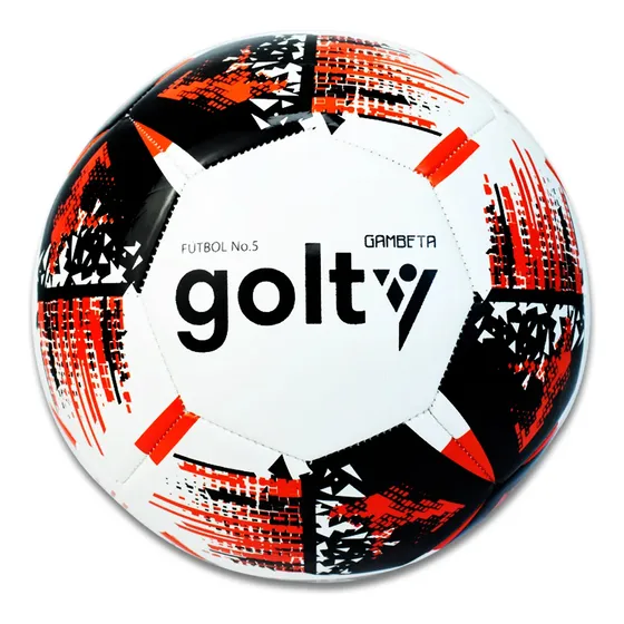 Balon De Futbol Golty Gambeta Formacion Niños N.5 Color Blanco