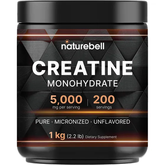 Monohidrato De Creatina En Polvo Naturebell 1000 G (2,2 Libr