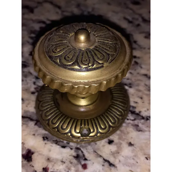 Pomo Para Puertas, Móvil, De Bronce Sólido,tipo Antiguo .
