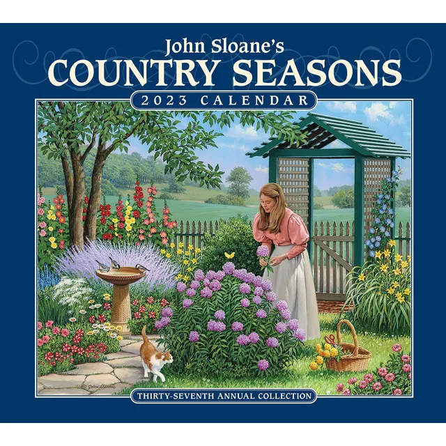 Calendario De Pared De Lujo De John Sloane's Country Seasons