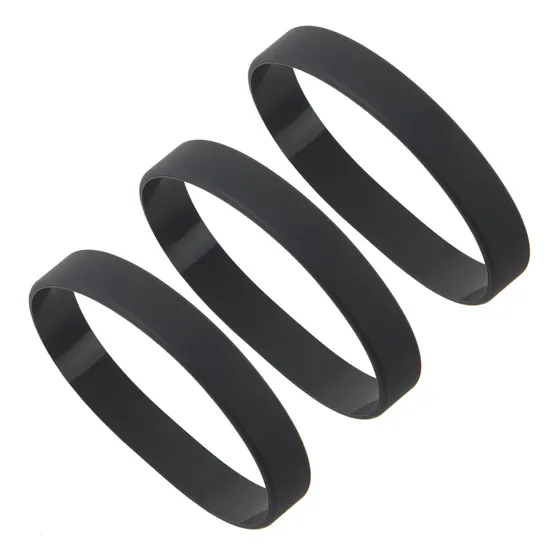 Pulsera Elástica De Goma De Silicona Moderna, Modelo C, 3 Un