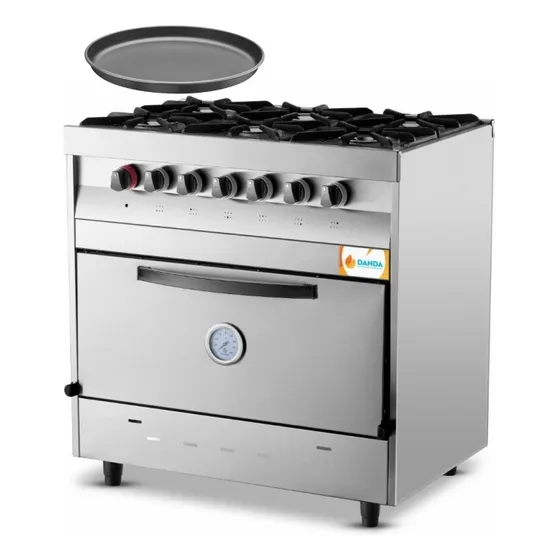 Cocina Industrial Multigas 6h 870c + Pizzera De Regalo